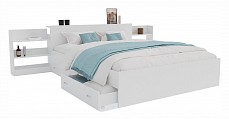 Кровать двуспальная Доминика с матрасом ГОСТ 2000x1600