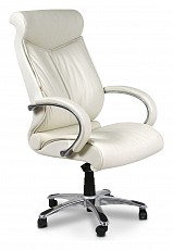 Кресло для руководителя Chairman 420 белый/хром, черный